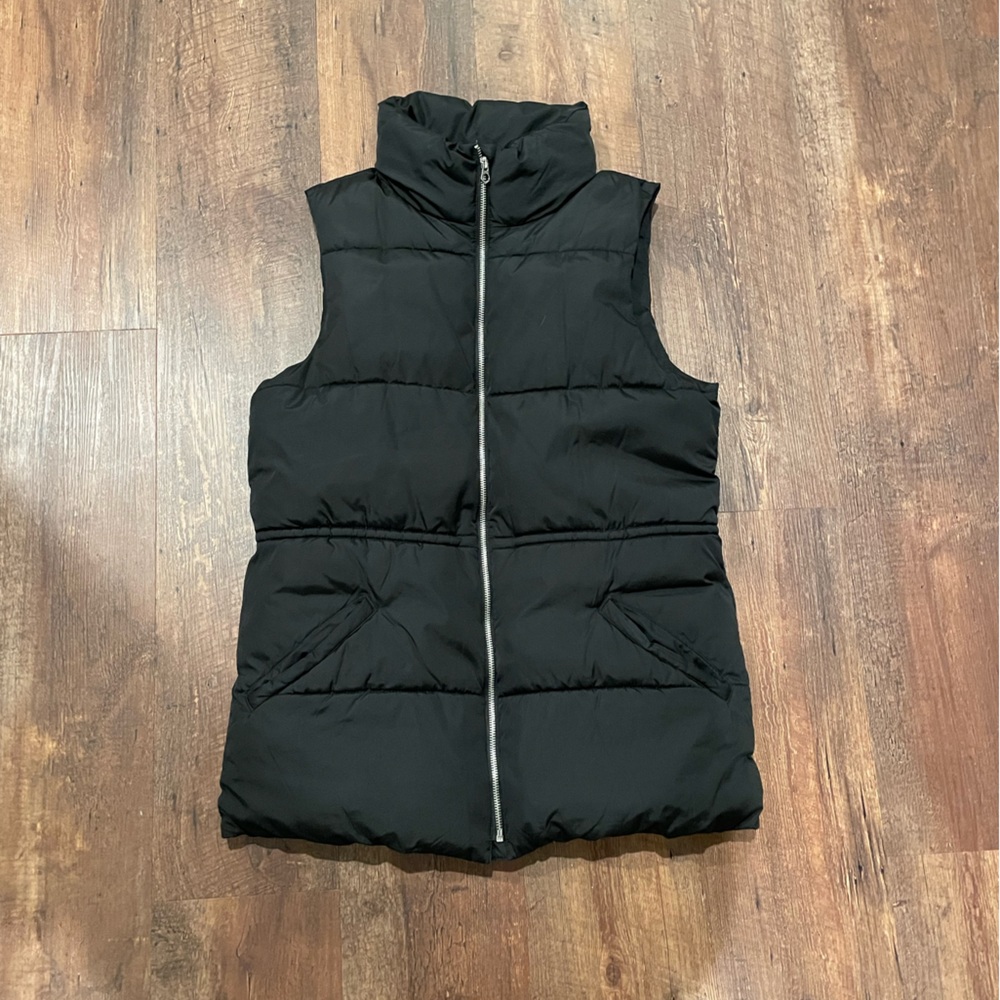 SZ Small Black Puffer Vest